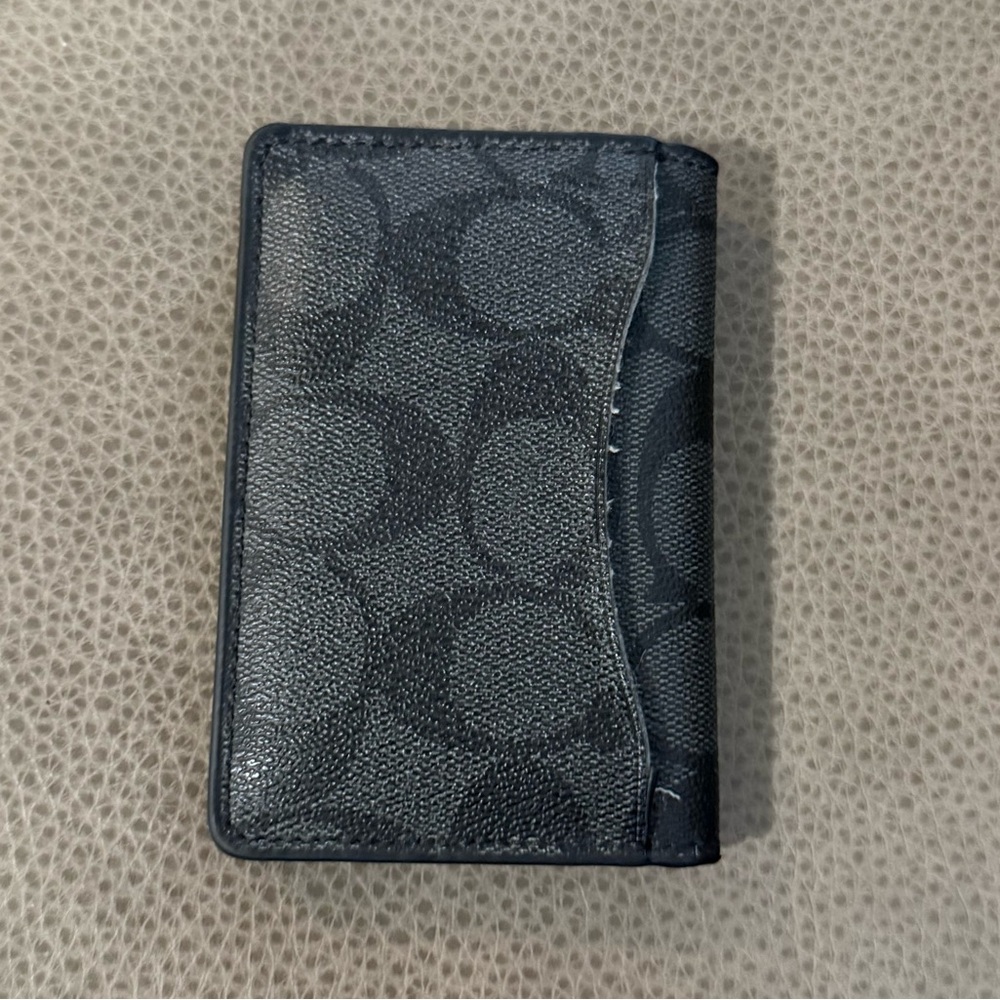 Men’s Coach Black Logo Wallet - Picture 4 of 6